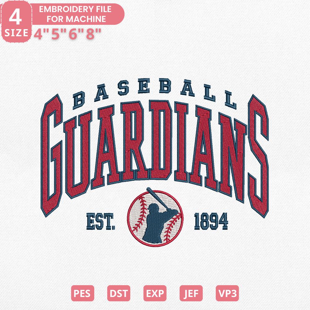 Vintage Cleveland Baseball Embroidery Design - PES DST JEF EXP VP3 - ThredViora