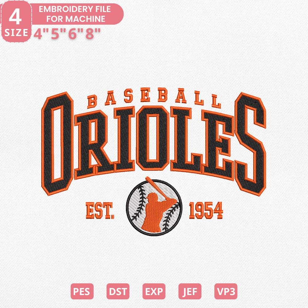 Vintage Arizona Baseball Embroidery Design PES DST Instant Download - ThredViora