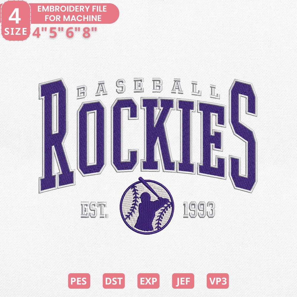 Vintage Arizona Baseball Embroidery Design PES DST Instant Download - ThredViora