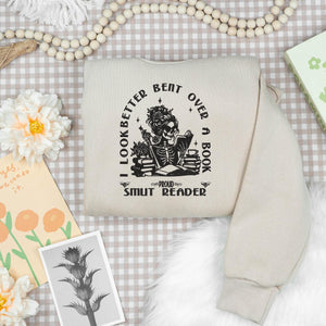 Smut Reader Embroidery Design Romance Book