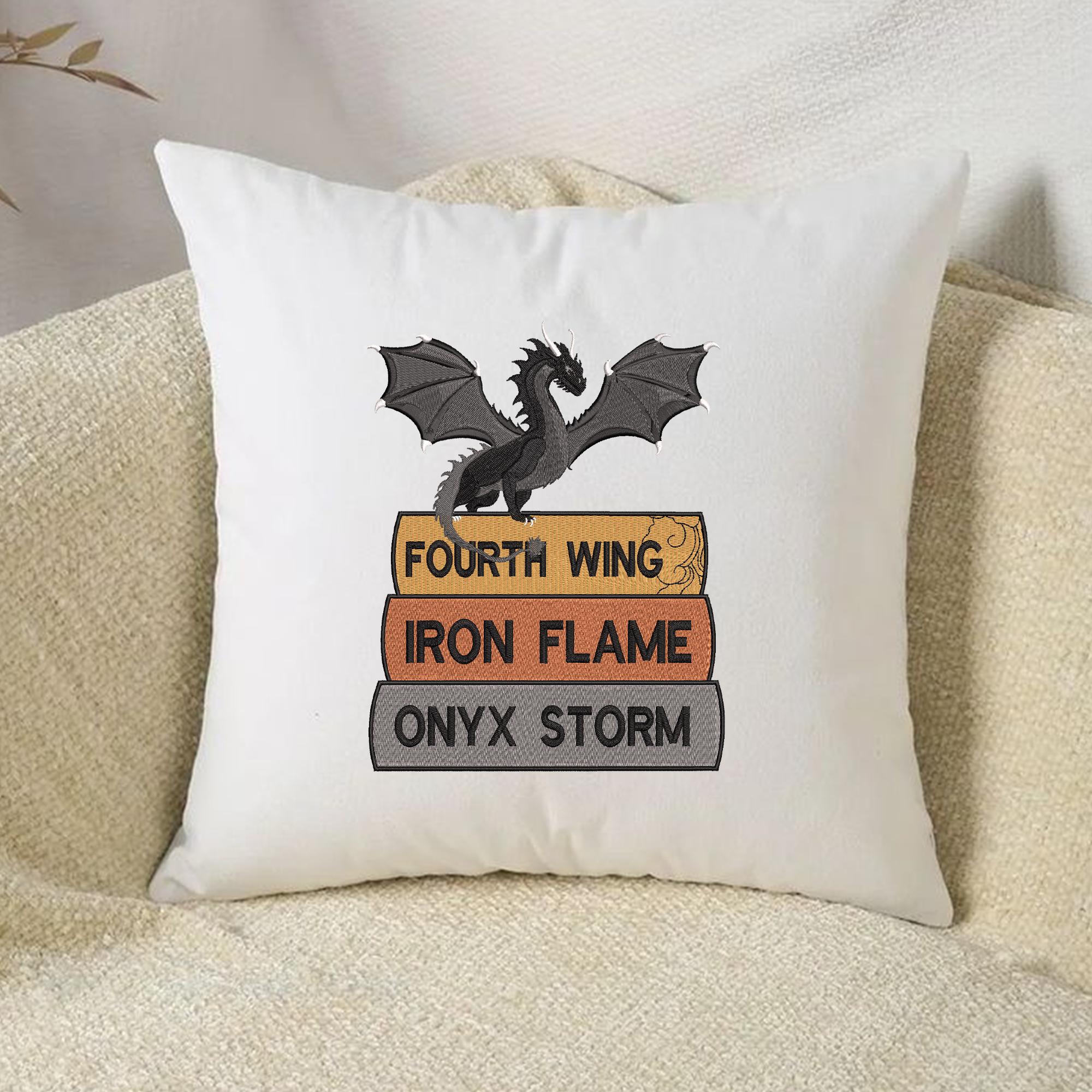 Fantasy Book Embroidery Design Dragon Digital File