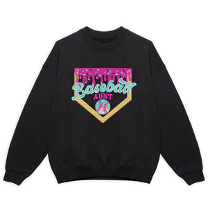 Baseball Aunt Embroidery Design Game Day Mom