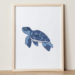 Turtle Embroidery Design Sea Culture Summer Ocean Nautical