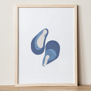 Mussel Sea Culture Summer Nautical Ocean Embroidery Design