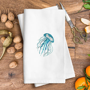 Jellyfish Machine Embroidery Design Ocean Animals Sea Creatures