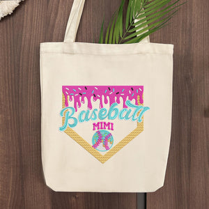 Baseball Mimi Embroidery Design Game Day Mom