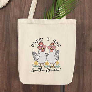 Chicken Embroidery Design Funny Farm Animal Hen