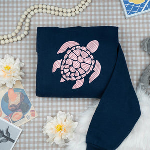 Turtle Machine Embroidery Design Ocean Animals