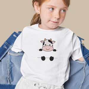 Cow Embroidery Design Name Frame Safari Animal