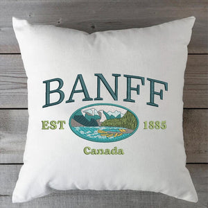 Banff Canada Embroidery Design Machine File Digital