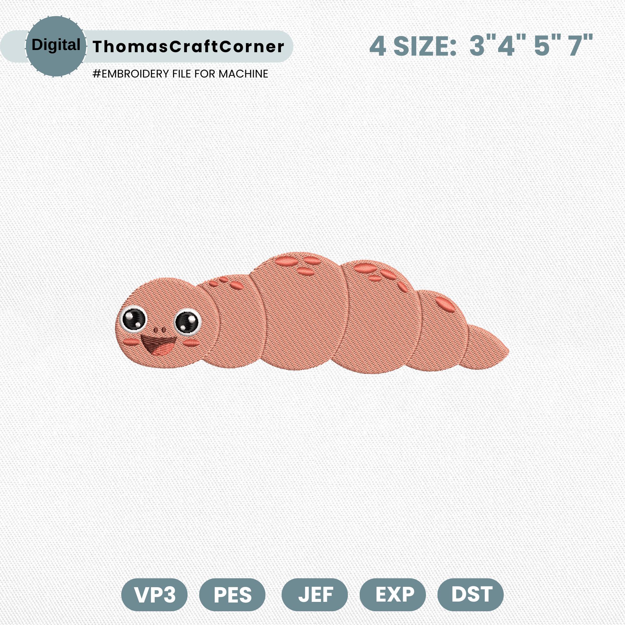 Insects Embroidery Design Farm Animal Kid