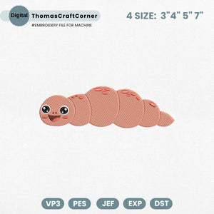 Insects Embroidery Design Farm Animal Kid