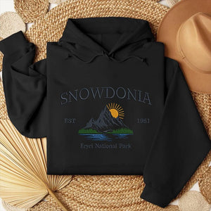 Snowdonia Eryri Embroidery Design National Park Digital File