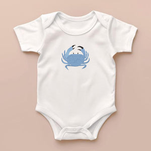 Crab Embroidery Design Sea Culture Summer Ocean Nautical