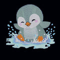 Penguin Embroidery Design Instant Download File