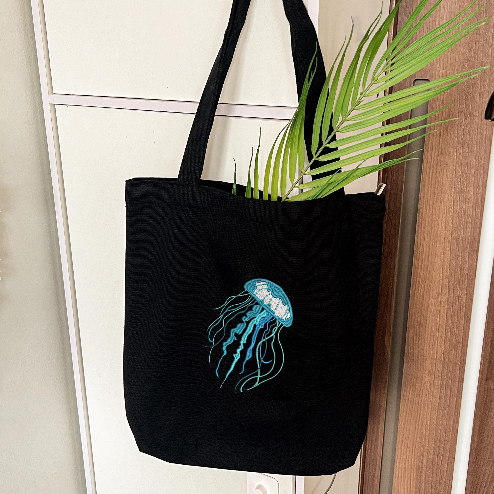 Jellyfish Machine Embroidery Design Ocean Animals Sea Creatures