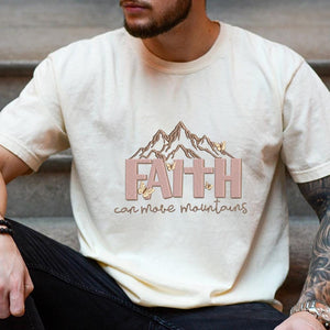 Faith Moves Mountains Embroidery Pattern PES DST JEF EXP - ThredViora