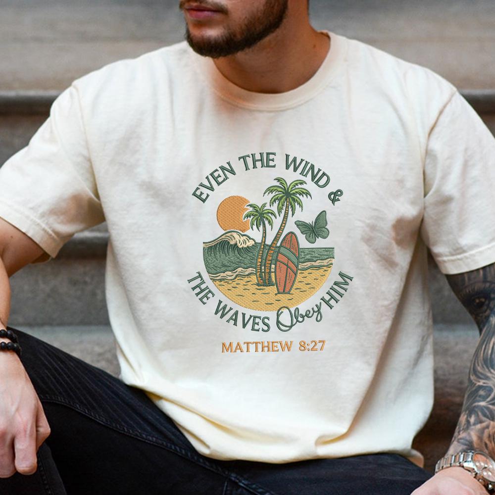 Christian Ocean Embroidery Design PES DST JEF Instant Download - ThredViora