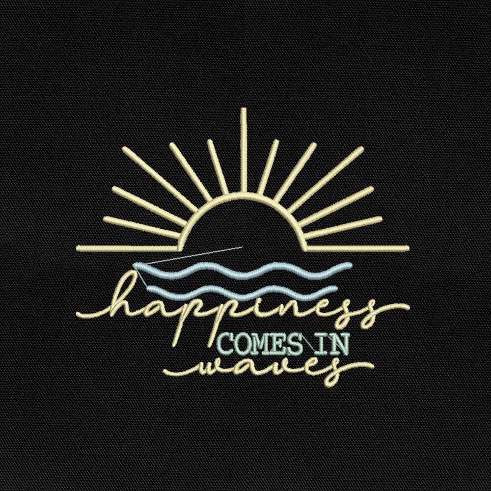 Beach Sunset Embroidery Design File