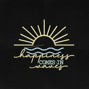 Beach Sunset Embroidery Design File