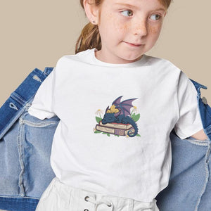 Dragon Books Embroidery Design Fantasy Reading