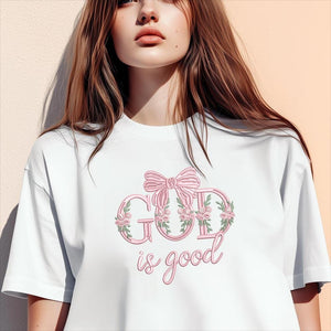 God Is Good Embroidery Pattern PES DST Christian Gift - ThredViora