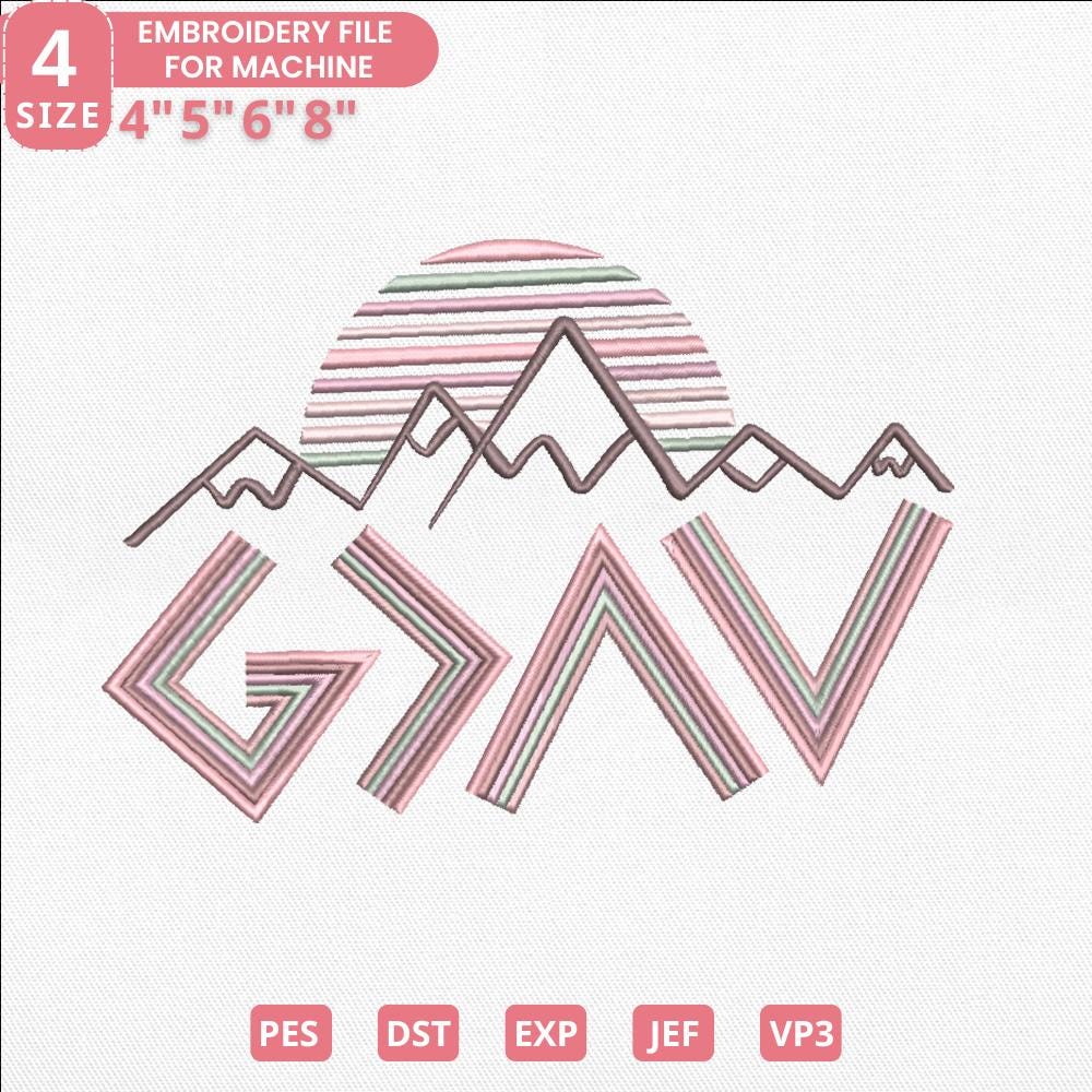 Christian Embroidery Design PES DST EXP JEF Bible Verse - ThredViora