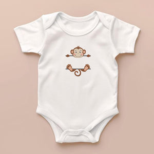 Monkey Embroidery Design Name Frame Safari Animal