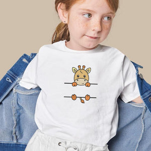 Turtleneck Embroidery Design Name Frame Student Label Safari