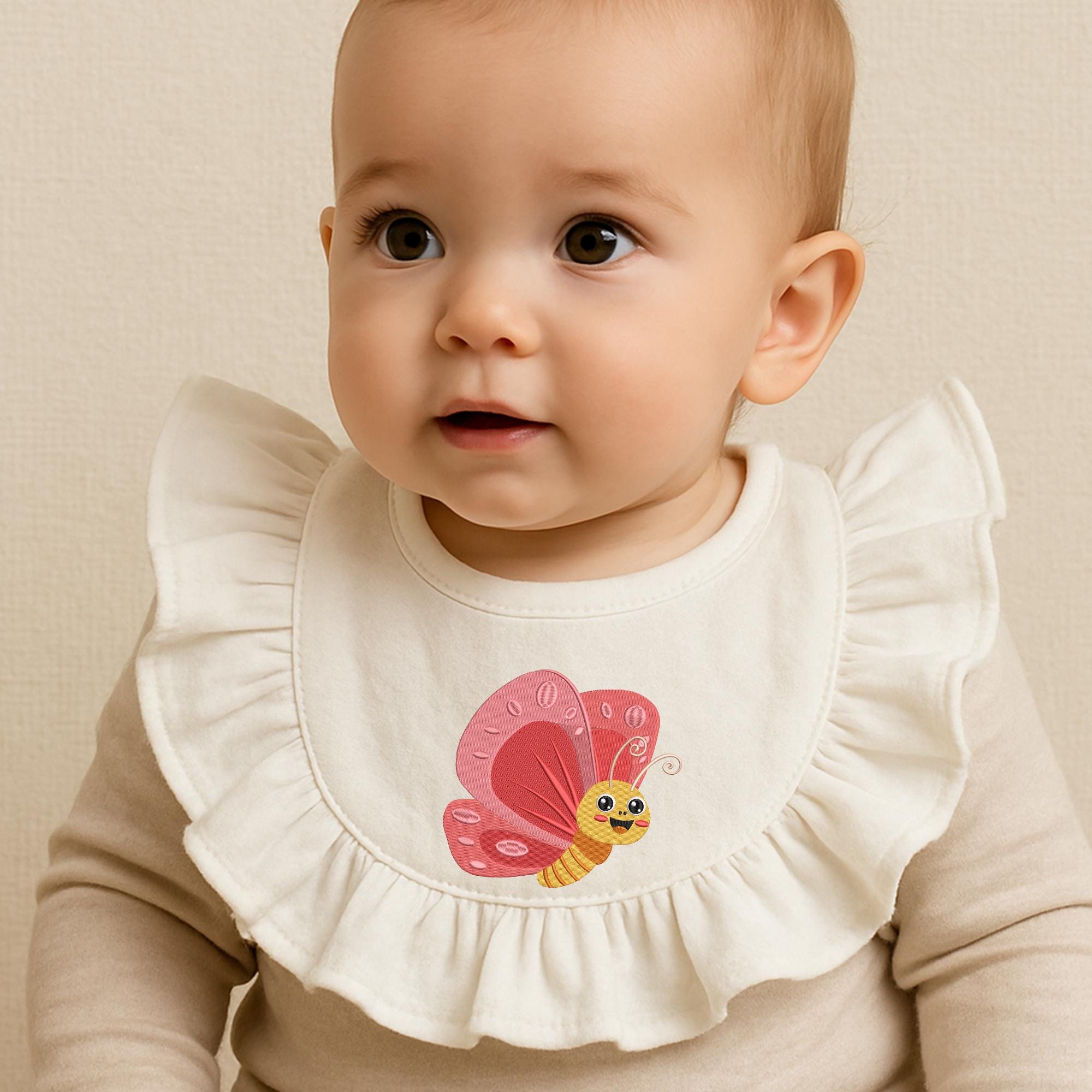 Butterfly Embroidery Design Insects Machine Farm Animal Kid