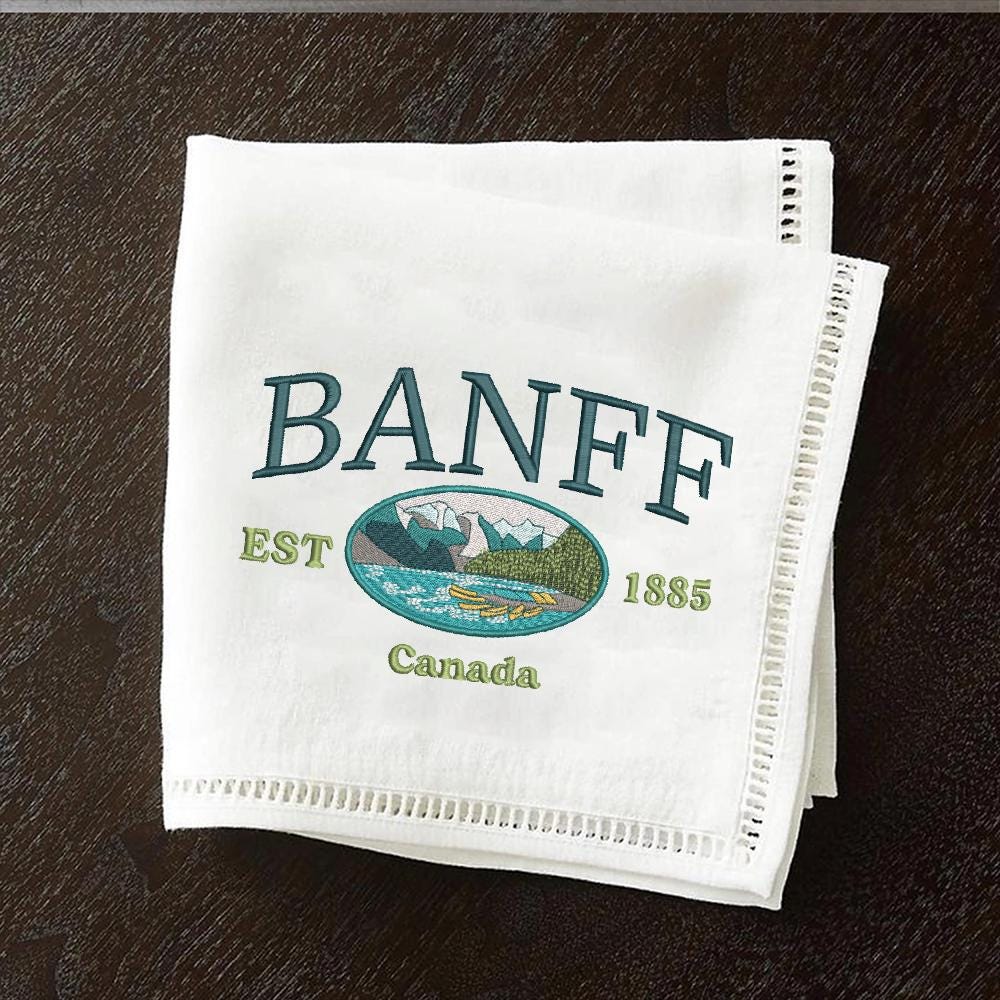 Banff Canada Embroidery Design Machine File Digital