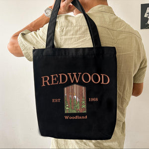 Redwood Woodland Embroidery Design National Park Machine File