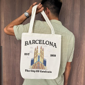 Barcelona Catalonia Embroidery Design City Location Digital File