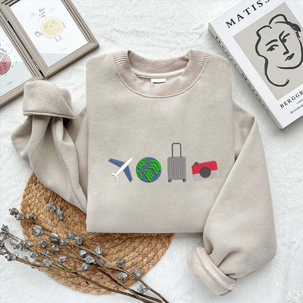 Travel Embroidery Design Machine File City Vacation