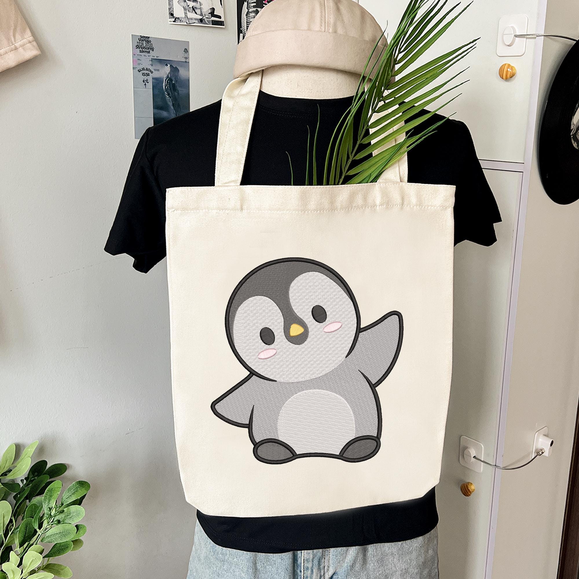 Penguin Embroidery Design Safari Zoo Forest Kid