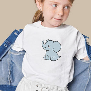 Elephant Embroidery Design Safari Zoo Kid
