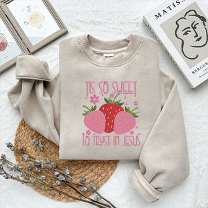 Christian Embroidery Design - Jesus Strawberry PES DST JEF EXP - ThredViora