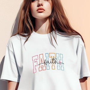 Faith Cross Embroidery Pattern Bundle - PES DST JEF EXP VP3 - ThredViora