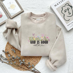 God is Good Embroidery Pattern PES DST JEF Instant Download - ThredViora