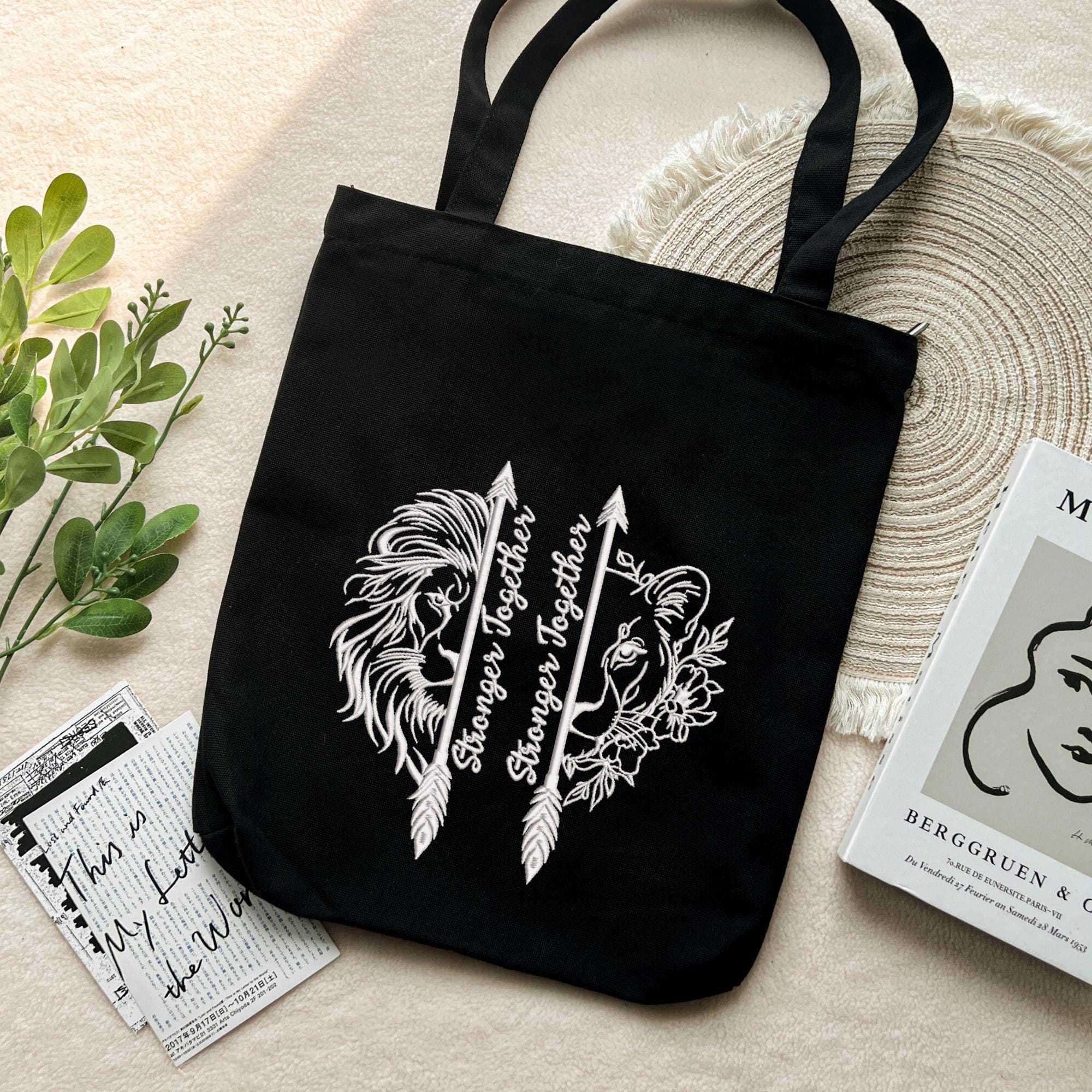 Lion Lioness Embroidery Design Wild Animal Love Jungle