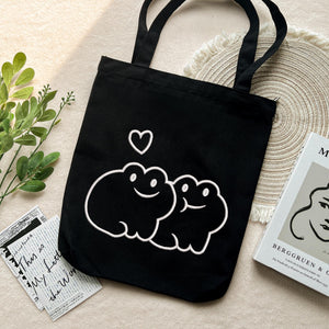 Frog Couple Kissing Embroidery Design Pattern