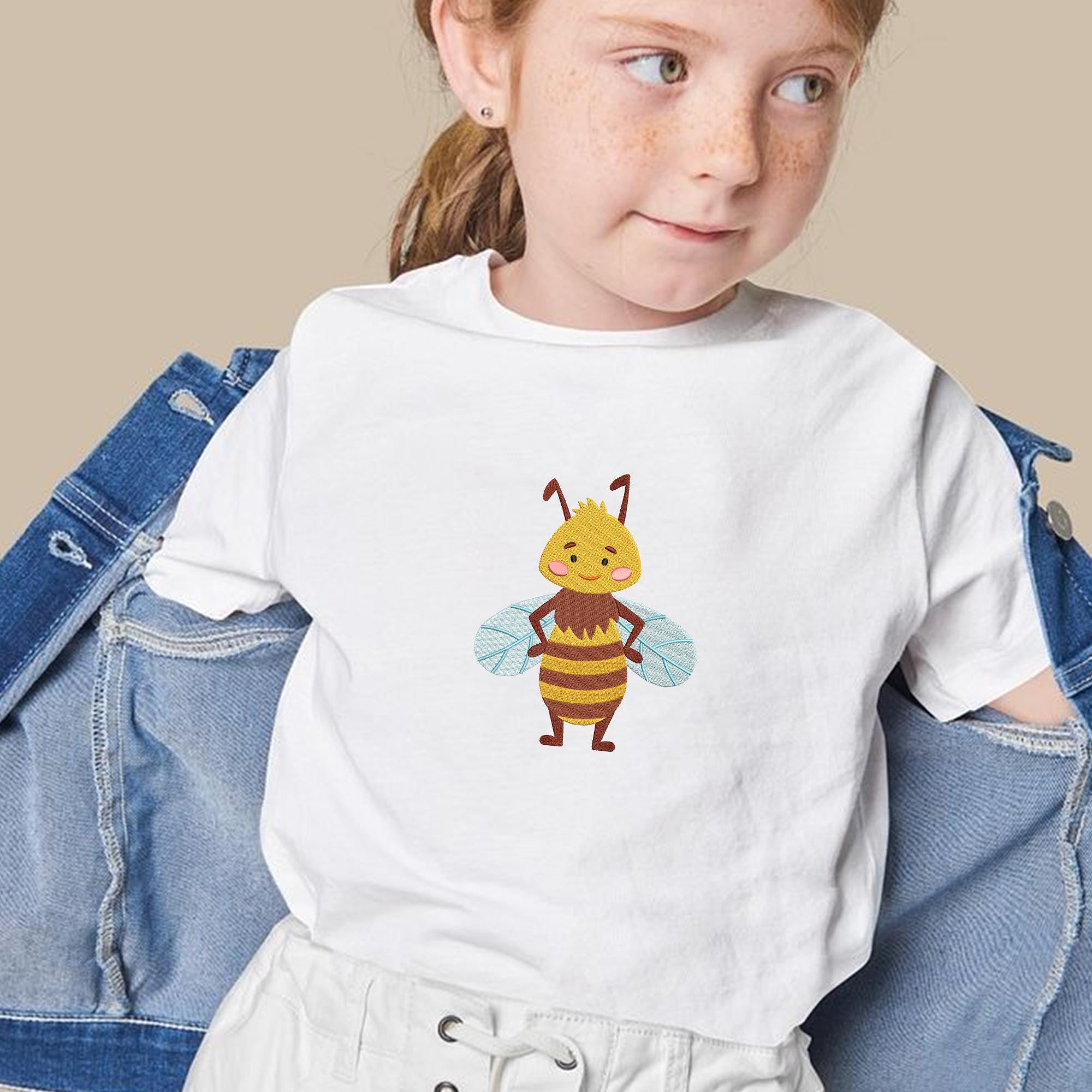 Insects Embroidery Design Bee Ant Butterfly