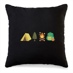 Camping Embroidery Design Hiking Outdoor Nature Campfire