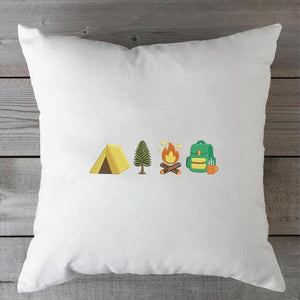 Camping Embroidery Design Hiking Outdoor Nature Campfire