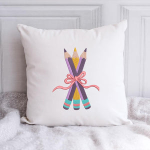 Pencil Embroidery Design School Pattern Download