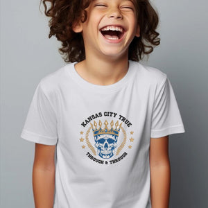 Kansas City Baseball Embroidery Design Skull Machine