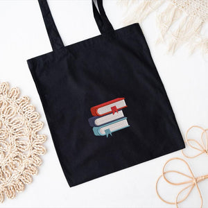 Colorful Books Embroidery Design Pattern