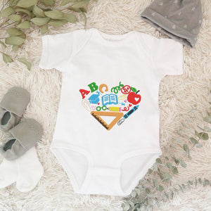 Teacher Heart Embroidery Pattern Instant Download