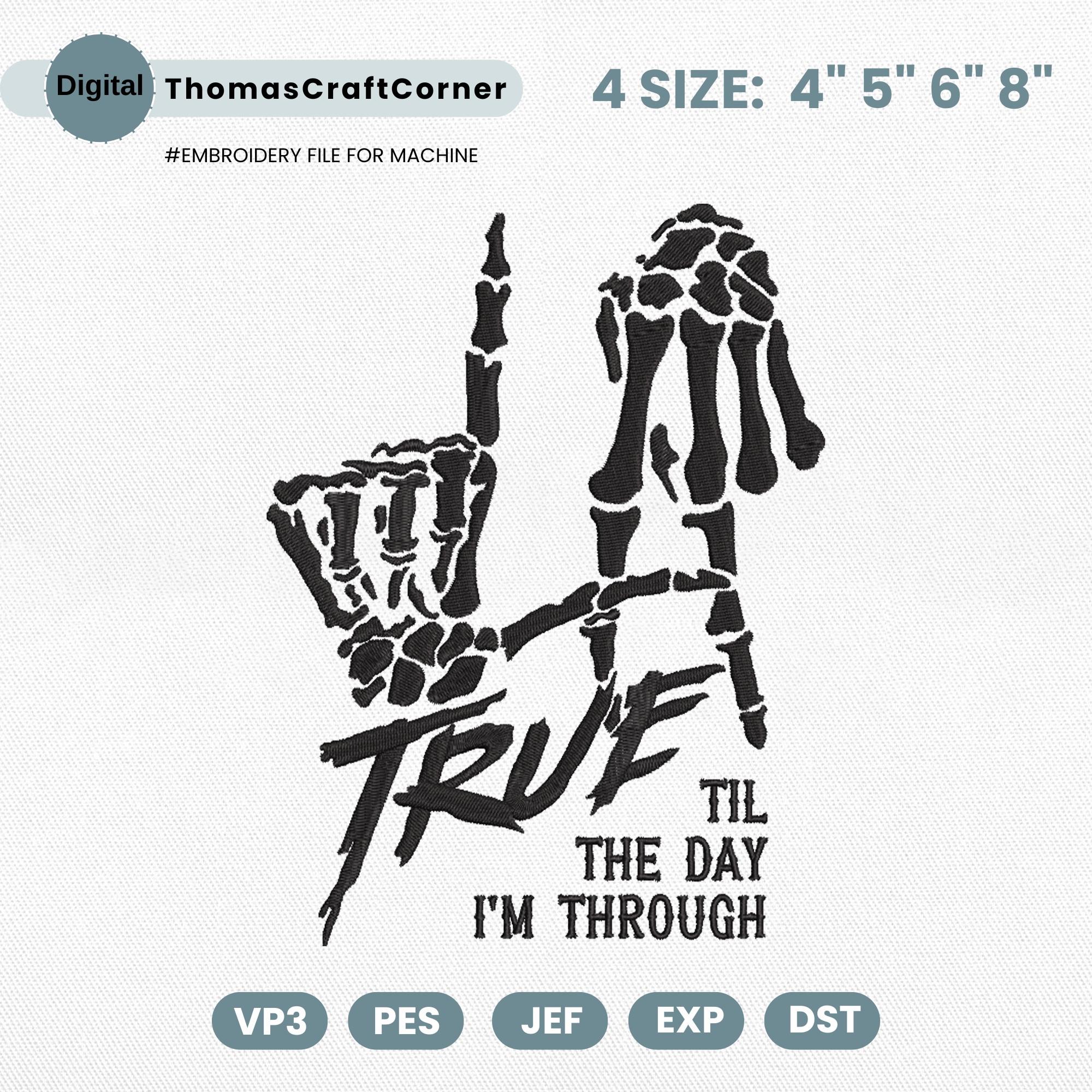 Los Angeles Baseball Embroidery Design Skull Sports