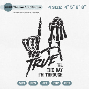 Los Angeles Baseball Embroidery Design Skull Sports